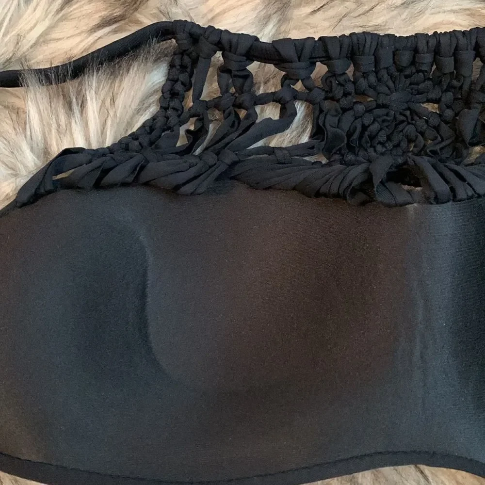 Designer Bikini Swimsuit swimwear S black